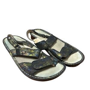 Alegria Verona Slingback Sandal in Sierra Leather Size 42 11.5-12 Adjustable